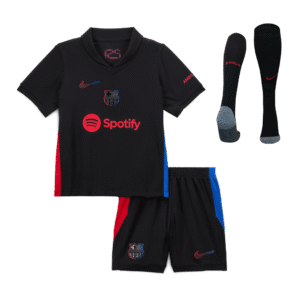 Barcelona Away Custom Full Soccer Kids Kits 2024-25