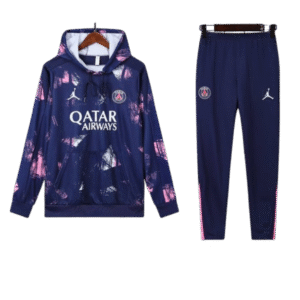 Jordan PSG 2024-25 Hooded Purple Training Tracksuit Kits