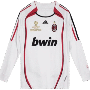 06-07 AC Milan UCL Final Retro Jersey Away Long Sleeve