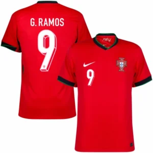 Portugal Home G.Ramos 9 Shirt 2024-2025 Fan / Player version  Size£ºS-2XL Non-Customize