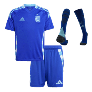 Kids Argentina Custom Away Full Soccer Kits 2024
