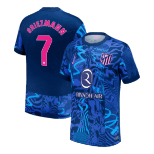 GRIEZMANN #7 Nike 24-25 Atletico Madrid Third Away Soccer Jersey Player Edition