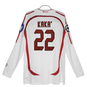 AC Milan Kaka 22 UCL Final Retro Away Shirt 2006/07  Non-Customize