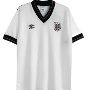 England 1984/87  Retro Soccer Jersey Home Replica