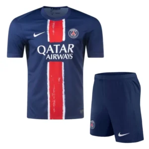 PSG Home Soccer Jersey Kits(Jersey+Shorts) 2024-25