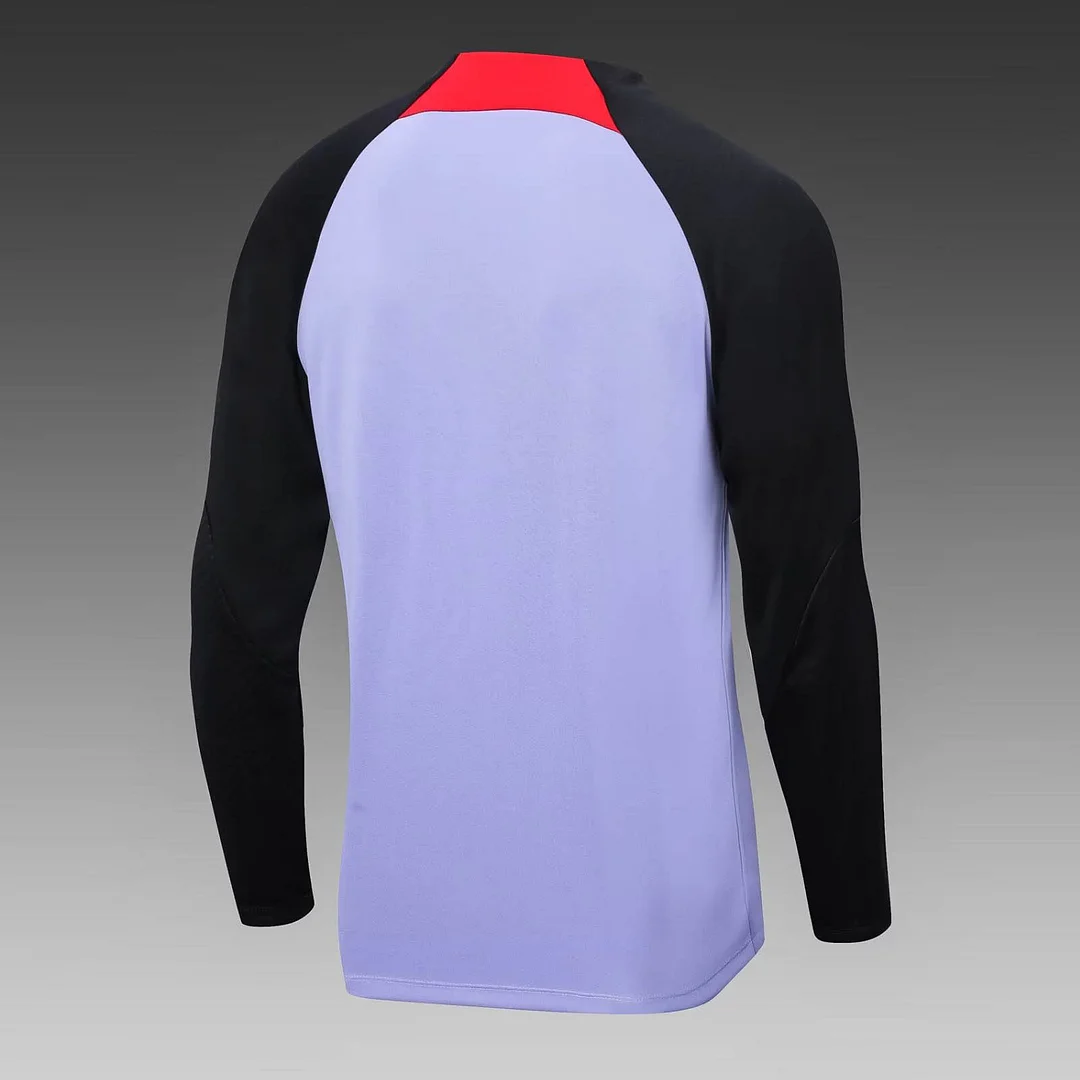 Liverpool Half-Pull Training Suit Purple Jersey 2022/2023 - Image 4