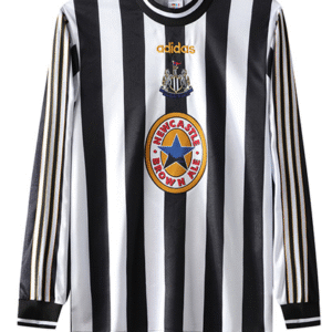 Adidas Newcastle United Retro Home Long Sleeve Football Jersey 97-99