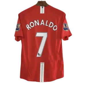2007-08 Manchester United RONALDO #7 Retro Jersey Home