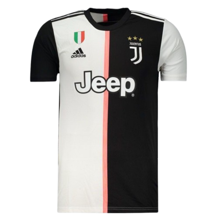 2019-20 Juventus Home Retro Soccer Jersey Adidas Ronaldo #7