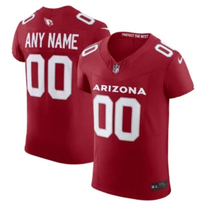 Men's Arizona Cardinals Nike Cardinal Vapor F.U.S.E. Elite Custom Jersey