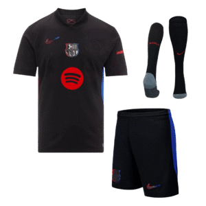 Barcelona Away Custom Full Soccer Kit 2024-25 - Spotify Logo Without Text