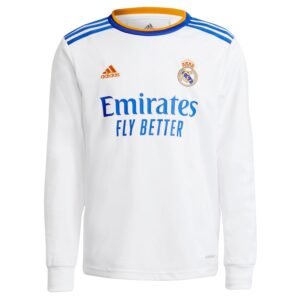 real madrid Home Soccer Jersey Retro Long Sleeve Shirt 21-22
