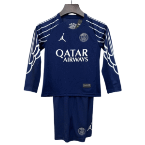 Kids PSG custom Fourth Away Soccer Kits 2024-25