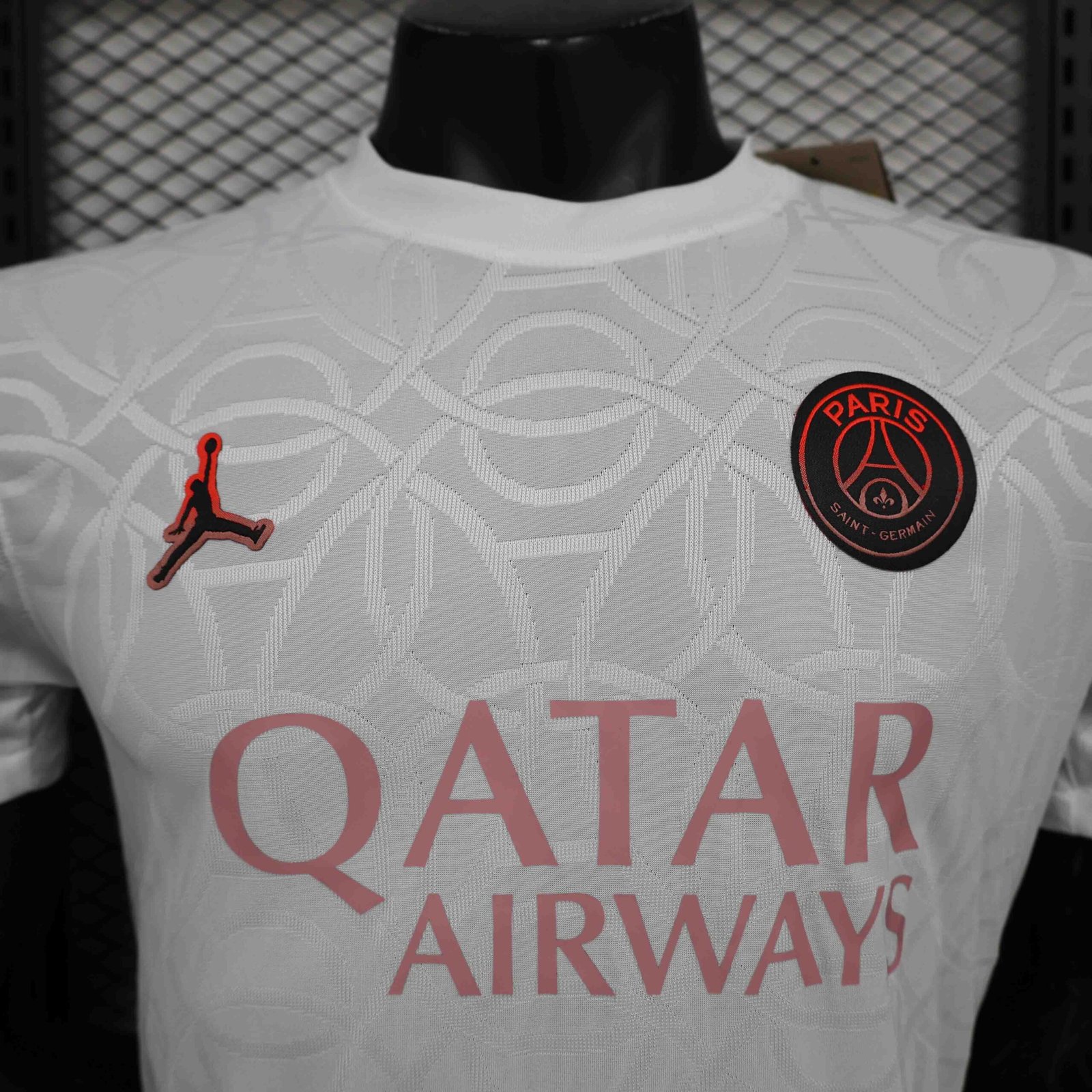 PSG 24-25 Player Version Academy Pro Pre-Match White Jersey - Image 7