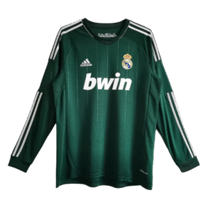 real madrid Retro Jersey Third Away Long Sleeve Soccer Shirt 2012-13