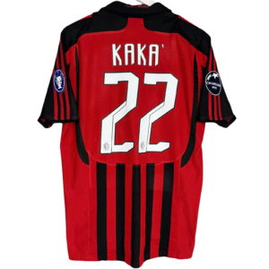 AC Milan Home Retro Kaka 22 Shirt 2007-2008 Non-Customize