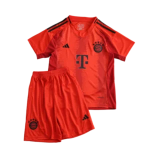 24-25 Bayern Munich Home Soccer Kids Kit Jersey+Shorts