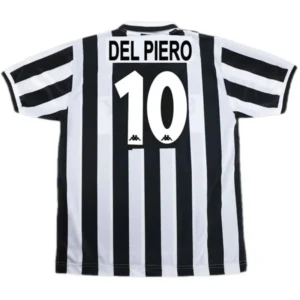 1996-97  Juventus Del Piero #10 Zidane #21 Retro Jersey Home Replica