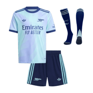 Kids Arsenal Custom Third Away Full Soccer Kits 2024-25