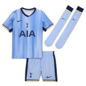 24-25 Tottenham Hotspur Away Kid Kits Youth Apparels Football Jersey
