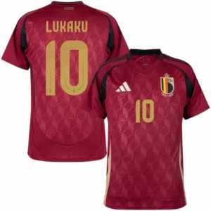 Belgium Home R.Lukaku 10 Shirt 2024-2025 Player version Non-Customize