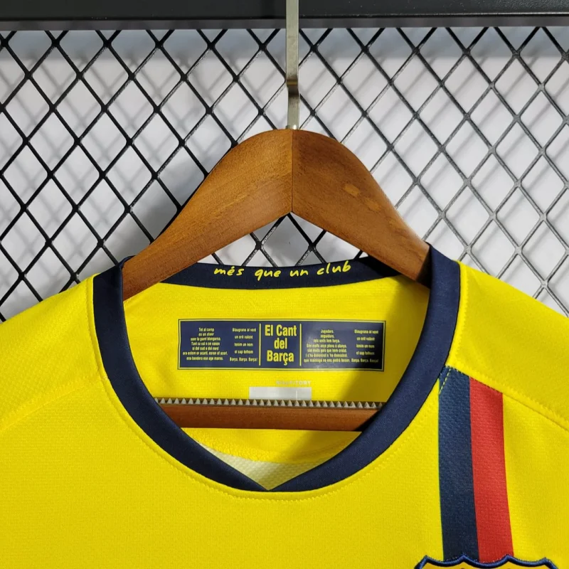 Barcelona UCL Final Retro Away Long Sleeve Jersey 2008-09 - Image 8