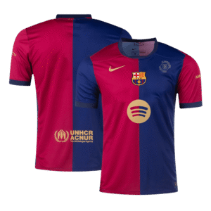 Barcelona Jersey Custom Soccer Jersey Home 2024-25 - 125th Anniversary (Spotify Logo Without Text)