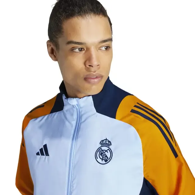 real madrid Men's Training Jacket Blue 2024-2025 - Image 3