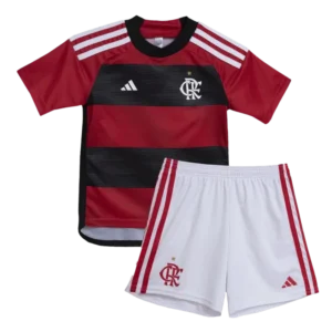 Kids CR Flamengo 2023/24 Home Jersey Kit Replica