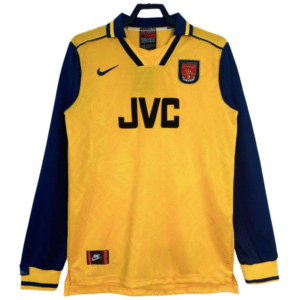 Arsenal Retro Long Sleeve  Away Football Shirt   1996-1997