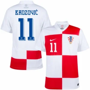 Croatia Home  Brozovi? 11 Shirt 2024-2025 Player version Size£ºS-2XL Non-Customize