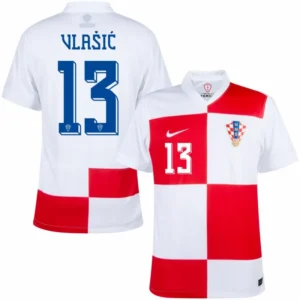 Croatia Home  Vla?i? 13 Shirt 2024-2025 Player version Size£ºS-2XL Non-Customize