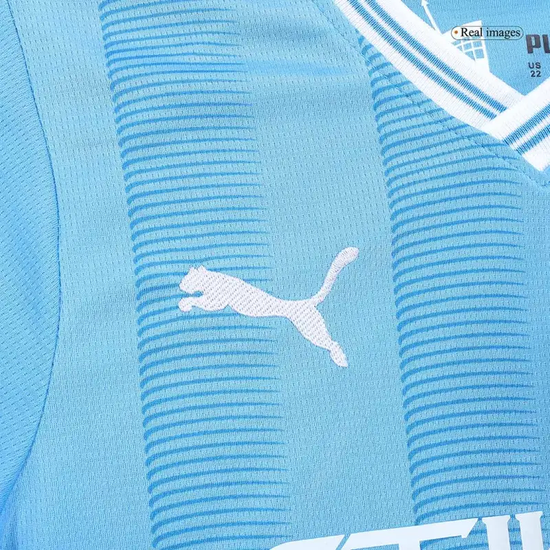 Kids Manchester City 2023/24 Home Jersey Kit - Image 8