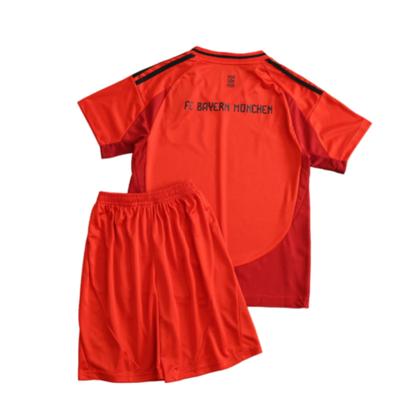 24-25 Bayern Munich Home Soccer Kids Kit Jersey+Shorts - Image 2