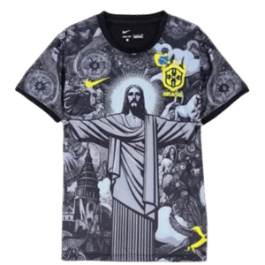 2024 Brazil Nation Christ the Redeemer Special Kit Shirt Football Soccer Jersey