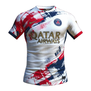 24-25 PSG Away Kit White Player Version Shirt Soccer Jerseys