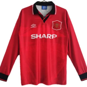 Manchester United Retro Long Sleeve Jersey Home 1994-96