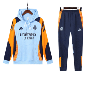 Adidas real madrid 2024-25 Hooded Training Tracksuit Kits