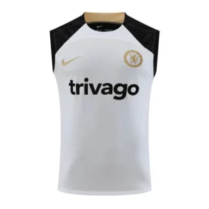 23-24 Chelsea Pre-Match Vest Jersey White