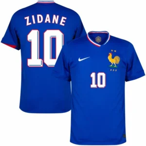 France Home Zidane 10 Shirt 2024-2025 Fan Size£ºS-2XL Non-Customize