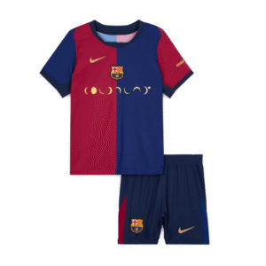 Kids Barcelona COLDPLAY Custom Home Soccer Kits 2024-25 COLDPLAY