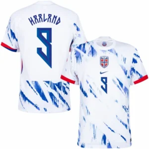 Norway Nation Away Haaland 9 Shirt 2024-2025 Player version Size£ºS-2XL Non-Customize