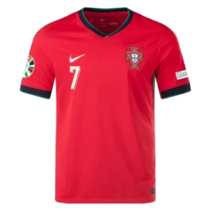 2024 Portugal Nation Home Ronaldo #7 R. Le?o #17 Pepe #3 Jersey Euro