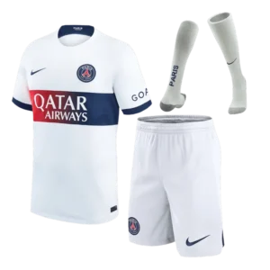 23-24  PSG Away Whole Kit Jersey+Shorts+Socks