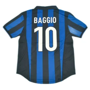 Inter Milan BAGGIO #10 Retro 1998/99 Jersey Home