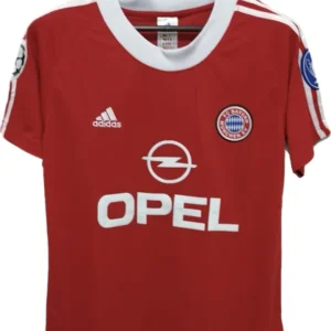 Bayern Munich 2000/01 Retro Jersey Home UCL