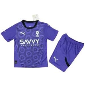 2024-25 Kids Al Hilal SFC Third Jersey(Shirt+Shorts)