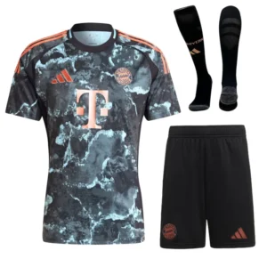 Bayern Munich 2024/25 Away Whole Kit(Jersey+Shorts+Socks)