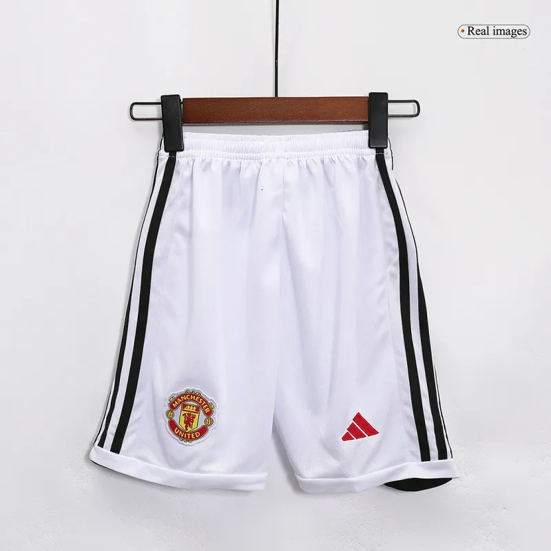 Kids Manchester United 2023/24 Home Jersey Kit - Image 7
