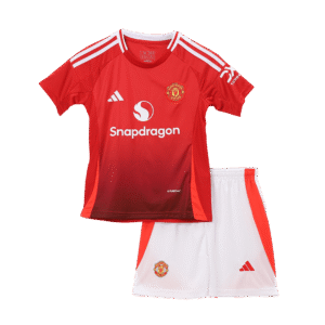 24-25 Manchester United Home Kids Jersey+Shorts